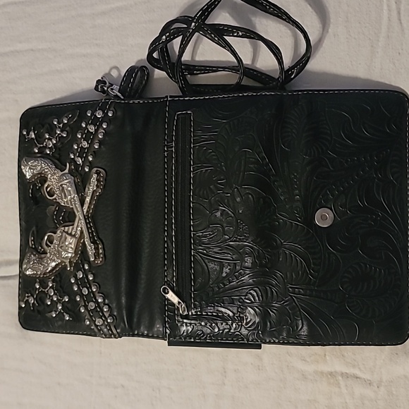 Small Purse with Rhinestone Pattern - Picture 3 of 6